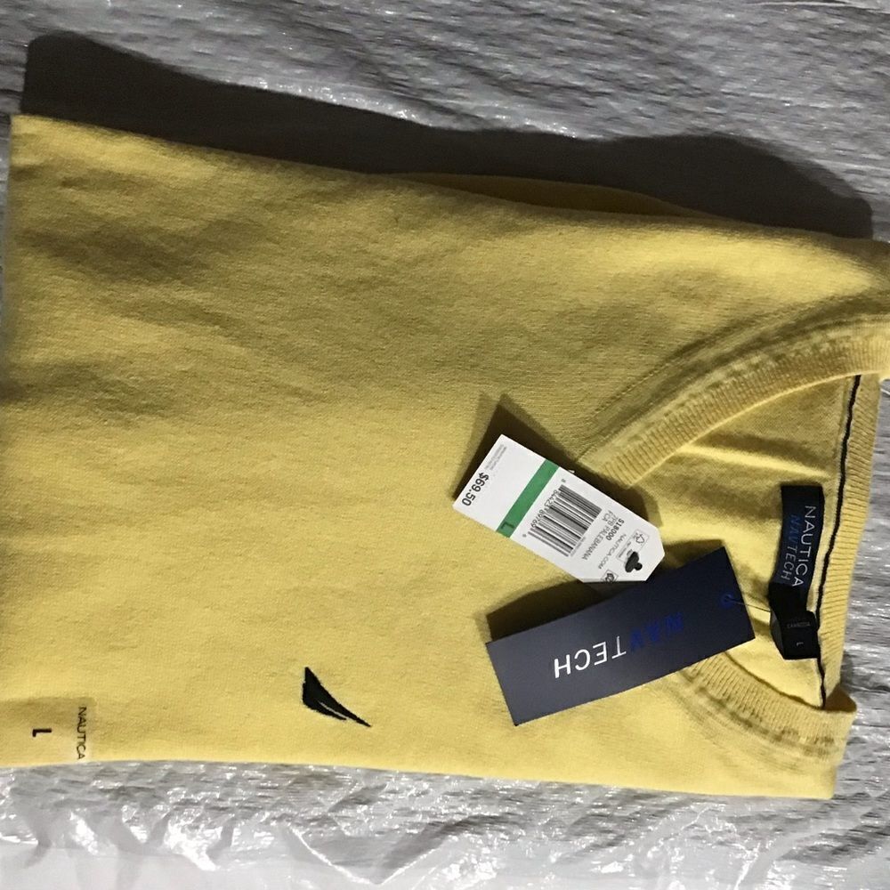 Nautica Men's Navtech V-Neck Sweater Large - Picture 14 of 15